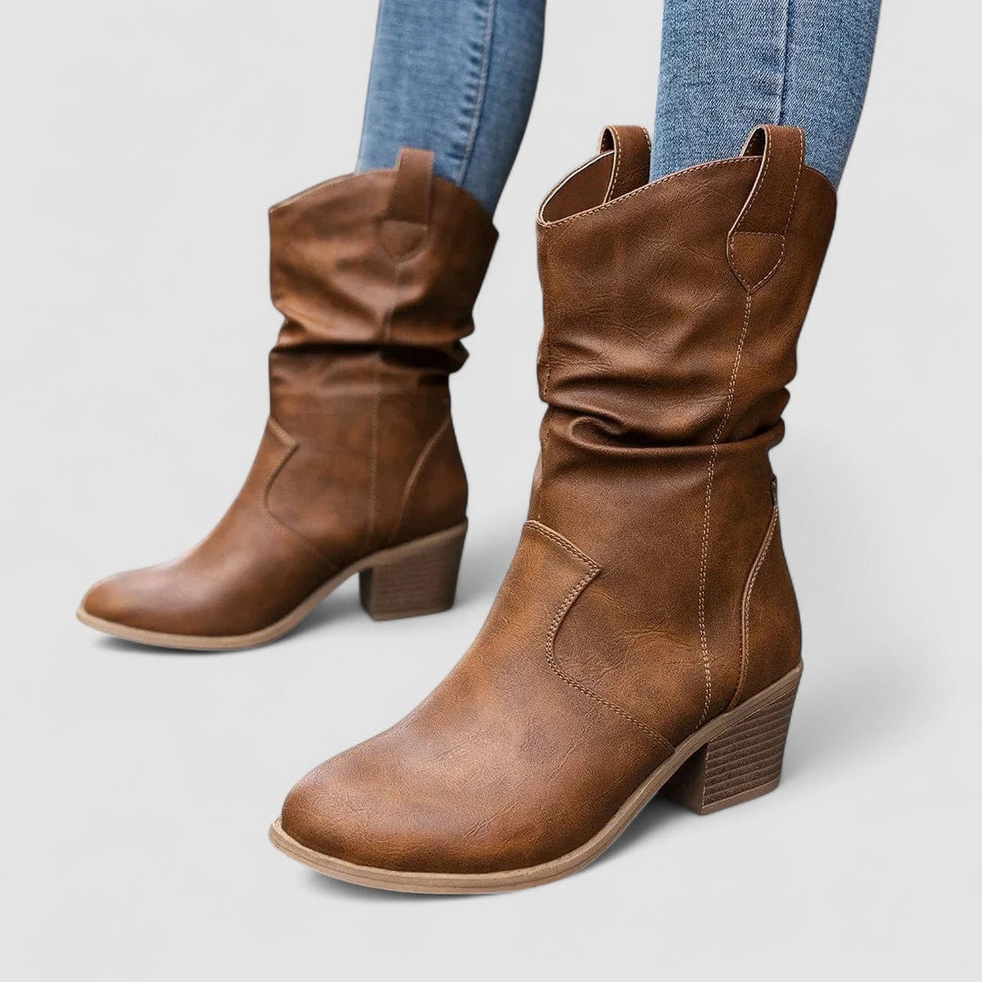 Vivian™ – Orthopedic Leather Boots